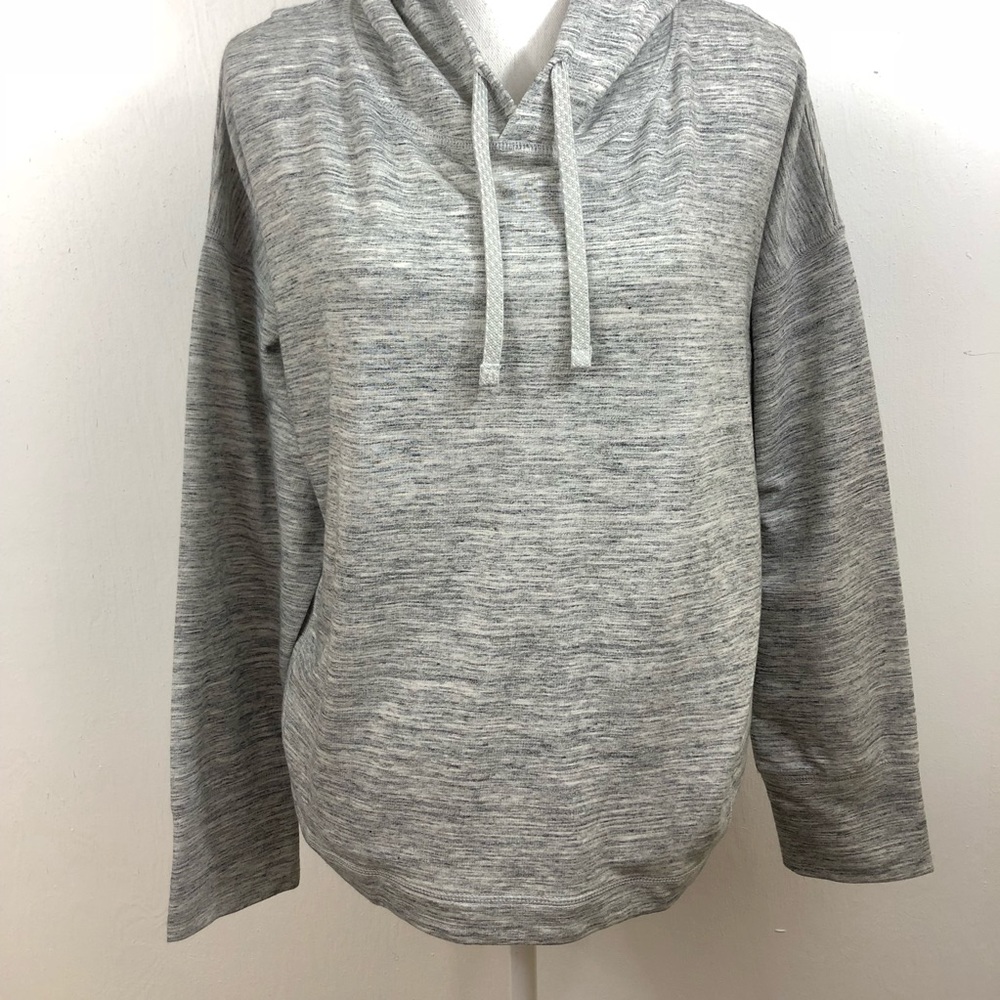 V Neck Cross Back Hoodie Sweatshirt